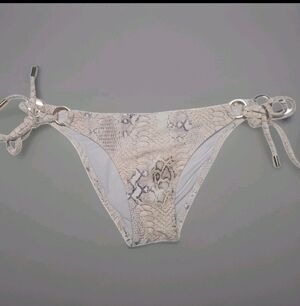 Melissa Odabash Girona Snake Print Tie Side Swim Bikini Bottom Size 4 S Luxury